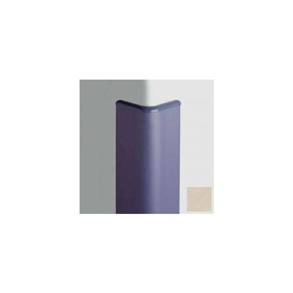 Pawling Surface Mounted Corner Guard Bullnose 90Deg, 3'' Wings, 4'H W/Caps, Bone CG-30-4-238 - main